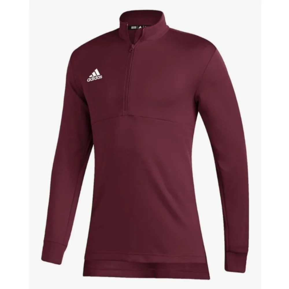 ADIDAS Men's Quarter-Zip High Neck Sweatshirt